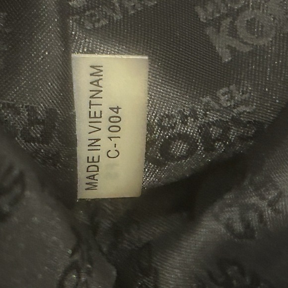 Michael Kors Black Pebbled Leather Bedford Satchel Shoulder Silver Hardware - Picture 15 of 16